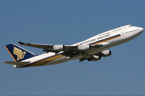 Boeing 747-400 der Singapore Airlines