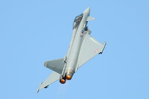 Im Einsatz für die Sicherheit des österreichischen Luftraums: der Eurofighter - Foto: Austrian Wings Media Crew