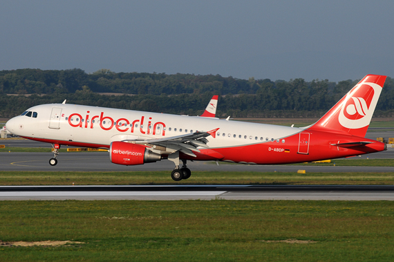 Airbus A320 der Air Berlin - Foto: Austrian Wings Media Crew