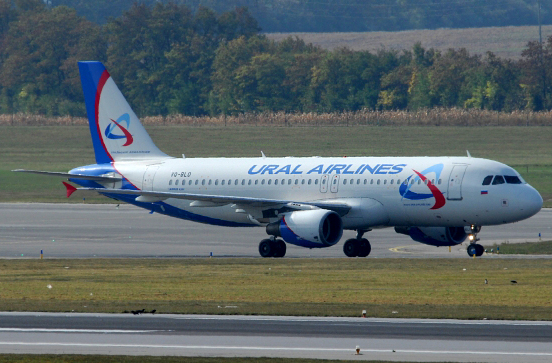 Ural Airlines A320 in Wien - Foto: Austrian Wings Media Crew