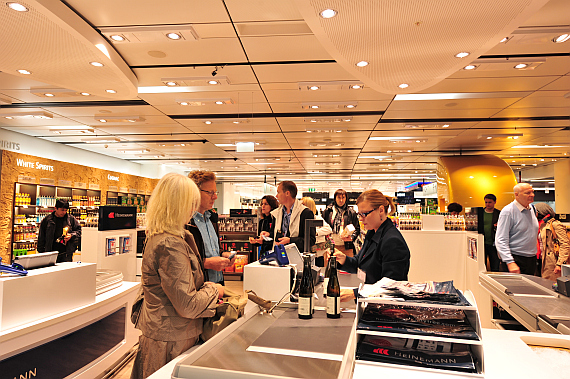 Heinemann Duty Free Shop im Skylink auf dem Flughafen Wien Foto PA / Austrian Wings Media Crew