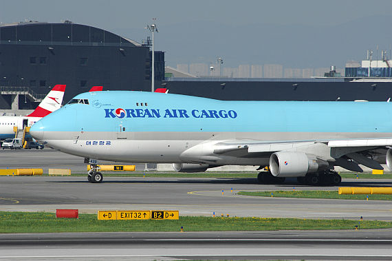Boeing 747-400F von Korean Air Cargo in Wien - Foto: PA / Austrian Wings Media Crew