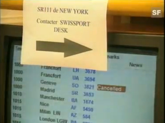 Abholer von auf SR 111 gebuchten Passagieren werden gebeten, die Fluglinie zu kontaktieren - Foto: Screenshot YouTube