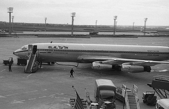 Boeing 707 der El Al 1962 in Paris - Foto: HZ / Wiki Commons
