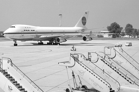 Pan Am 747-121 1971 auf dem VIE - Foto: Archiv AAM