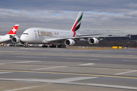 Emirates Airbus A380 Erstlandung Flughafen Zürich Andy Herzog 03. EK-A380, A6-EDS