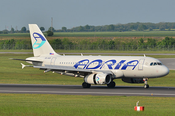 S5-AAR Adria Airways Airbus A319 Foto PA Austrian Wings Media Crew