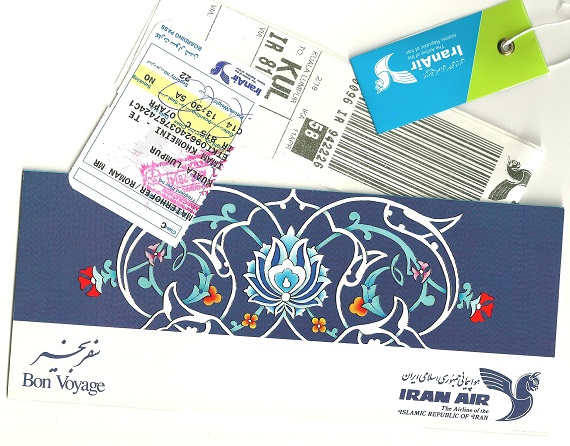 Iran Air Utensilien.