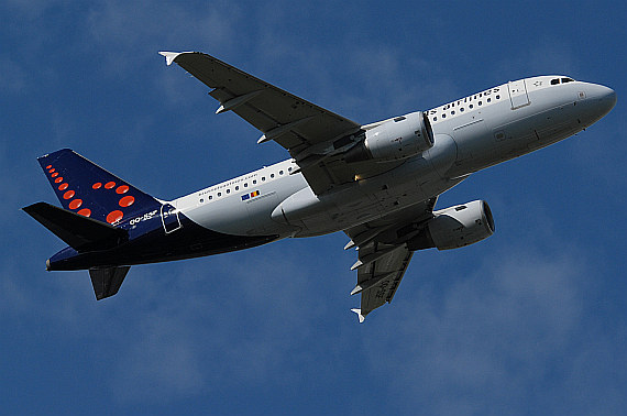 Soll heute nach Lüttich abheben: A319 von Brussels Airlines, Symbolbild