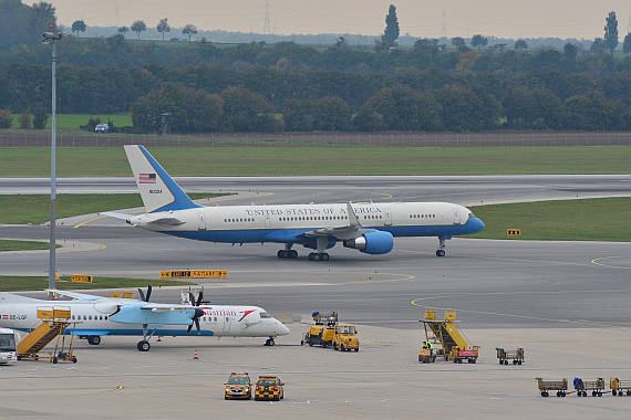 Air Foce II Boeing C-32 mit John Kerry in Wien - Foto: PA/Austrian Wings Media Crew