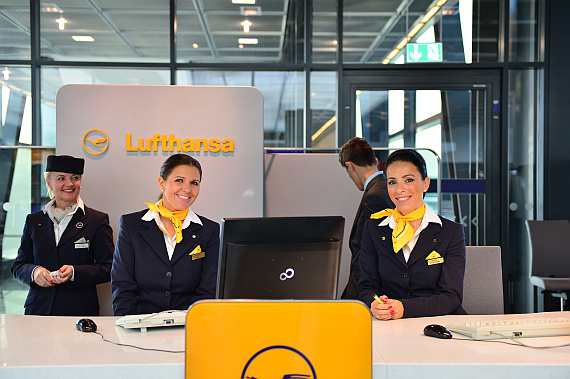 Lufthansa Check-In Agent_1 Foto PA Austrian Wings Media Crew