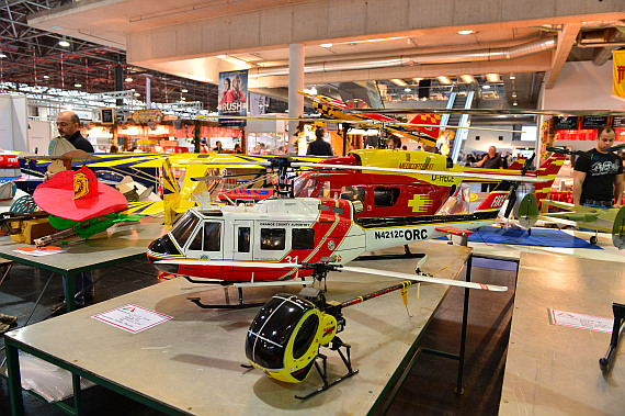 Modellbaumesse 2014 Hubschrauber Foto PA Austrian Wings Media Crew