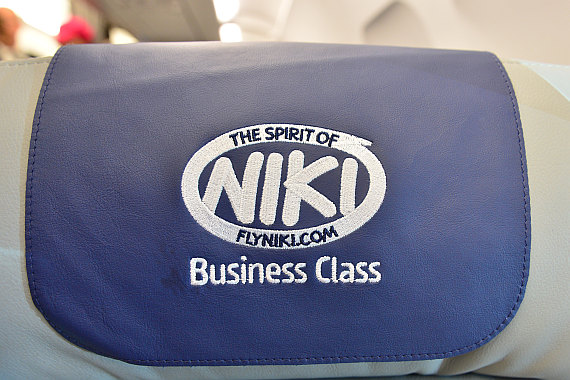 Niki Etihad Abu Dhabi Business Class Event Foto PA Austrian Wings Media Crew Headrest Cover1