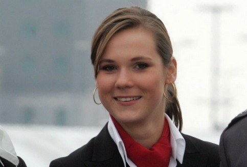 Flugbegleiterin Natalia Januszko