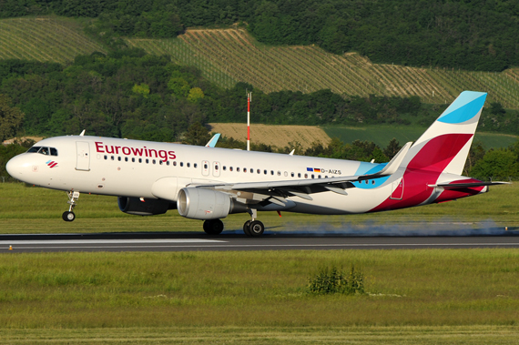 A320 von Eurowings in Wien, Symbolbild - Foto: Austrian Wings Media Crew