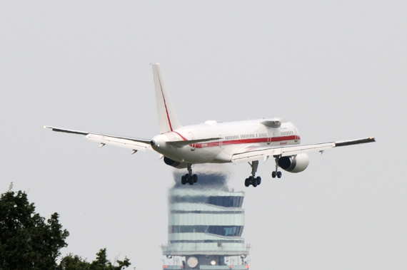 Honeywell Flight Test Boeing 757-200 N757HW am Flughafen Wien - Foto: Austrian Wings Media Crew