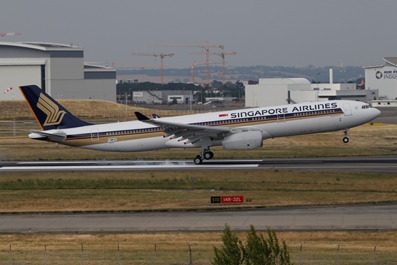 44. Copyright by Benjamin Schudel Singapore Airlines Airbus A330 9V-SSG