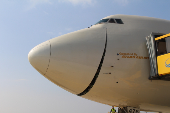Fotoreportage 747 Etihad in Graz Anlieferung Flugzeuge Red Bull Air Race operated by Atlas Air Foto Christof Rainer
