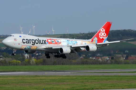 Cargolux Boeing 747-8F Cutaway Livery - LX-VCM - Foto: Austrian Wings Media Crew