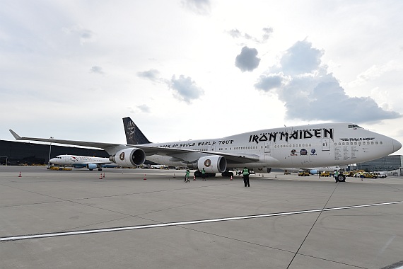 Iron Maiden Ed Force One Boeing 747-400F Wien 04062016 Foto Huber Austrian Wings Media Crew DSC_0009