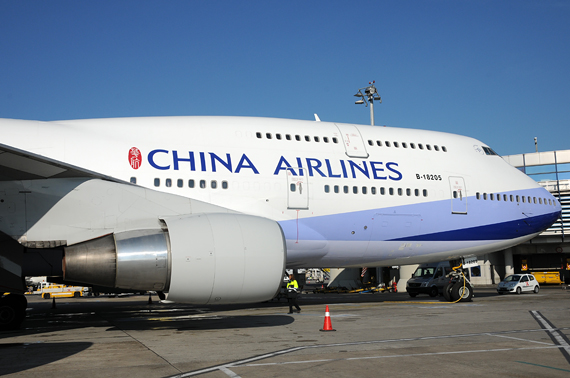 China Airlines boeing 747-400 Foto Austrian Wings Media Crew