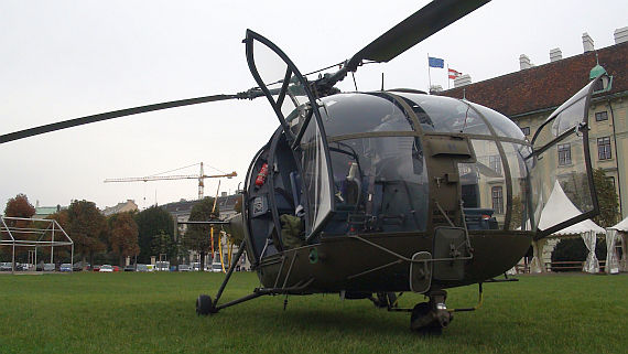 Austrian Wings begleitete die Heeresflieger jedoch in einer Alouette III