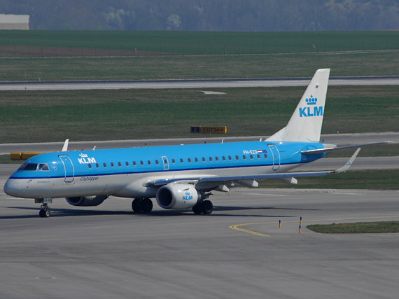 E-190 von KLM in Wien - Foto: Austrian Wings Media Crew