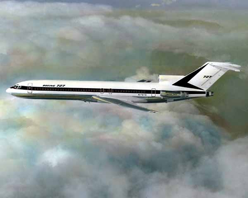 Boeing 727 im Flug (Symbolbild) - Foto: Boeing