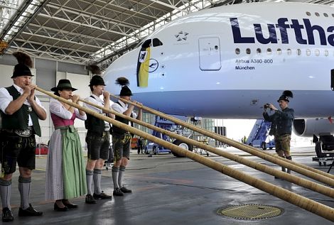 Die Taufe des zweiten Lufthansa A 380 - Foto: Lufthansa