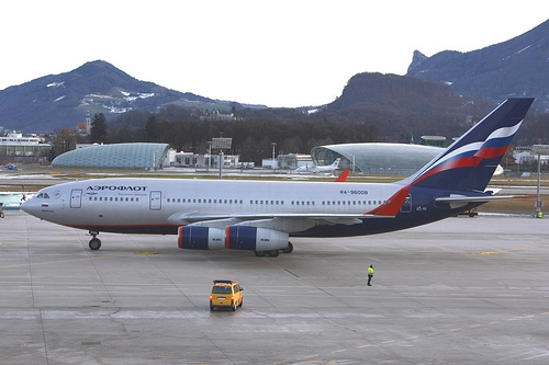 IL 96 der Aeroflot - Foto: Christian Schöpf