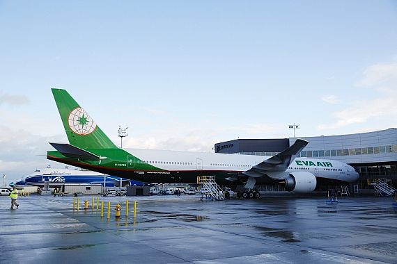 B-16725 EVA AIr Boeing 777-300ER neue Bemalung Foto ZVG Eva Air