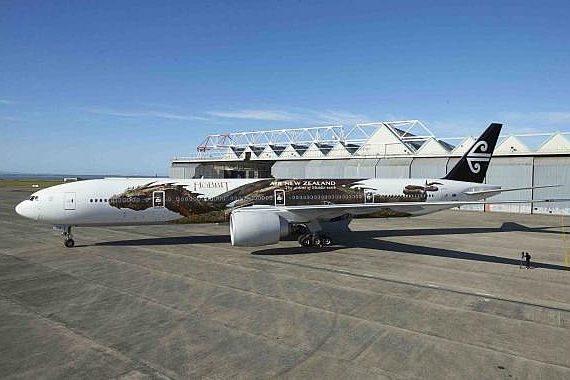 Air New Zealand Der Hobbit Smaugs Einöde Sonderlackeriung Credt NZ