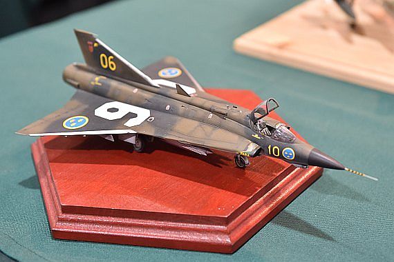 Modellbaumesse 2015 Foto Huber Austrian Wings Media Crew IPMS Austria Saab Draken