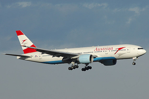AUA Austrian Airlines Boeing 777 OE-LPB Foto MHuber