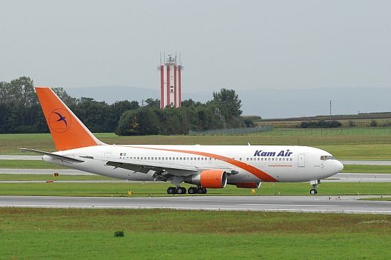 Boeing 767-200ER der Kam Air in Wien - Foto: Austrian Wings Media Crew
