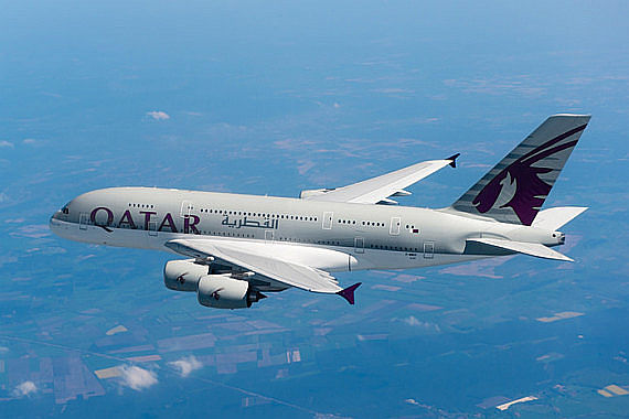 Qatar Airways Airbus A380 Foto Qatar Airways