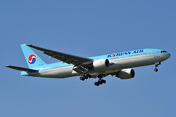Korean Air Boeing 777-200 HL7764 - Foto: PA / Austrian Wings Media Crew