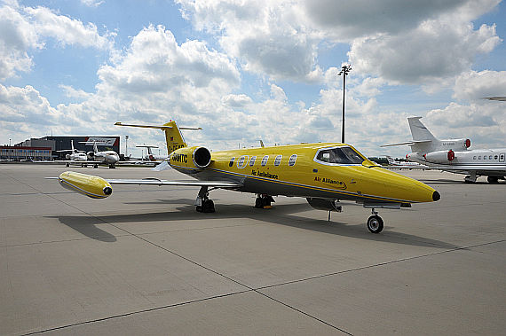 ÖAMTC Air Alliance LearJet 35 Ambulanzjet Ambulanzflugzeug D-CEXP - Foto: A. May / Austrian Wings Media Crew