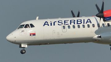 Symbolbild Sujetbild Air Serbia Foto Huber Austrian Wings Media Crew