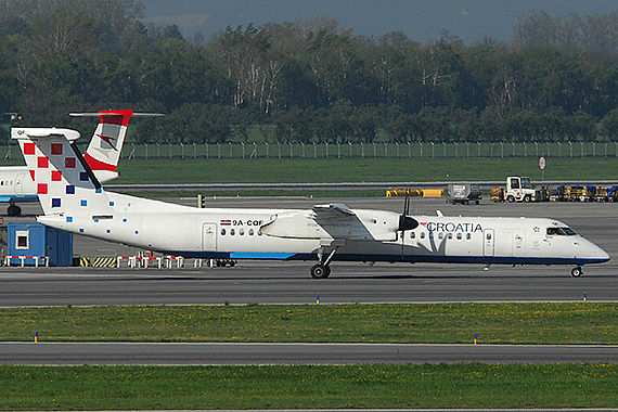 Croatia Bombardier Q400 9A-CQF - Foto: PA / Austrian Wings Media Crew