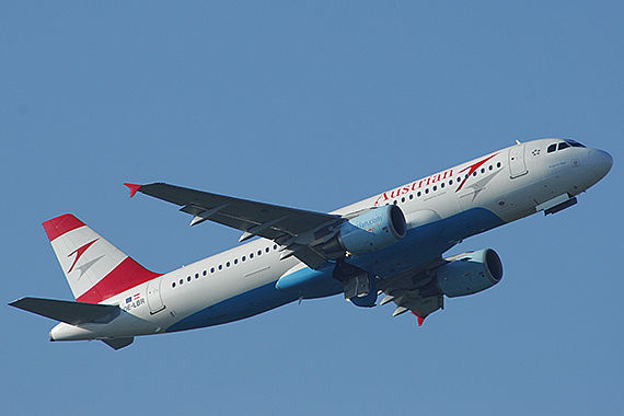 Austrian Airlines A320 OE-LBR - Foto: PA / Austrian Wings Media Crew