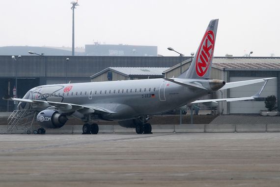 LGW Embraer 190 in NIKI Farben (D-ARJF) - Foto: Austrian Wings Media Crew
