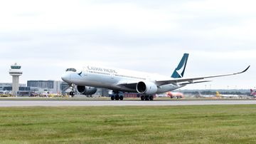 Airbus A350-900 von Cathay Pacific in London-Gatwick - Foto: Cathay Pacific