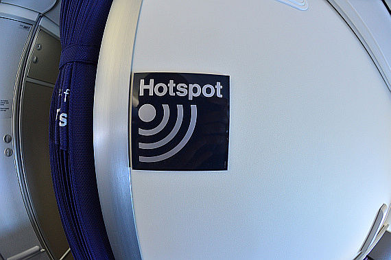 Lufthansa Boeing 747-8I WLAN Hotspot Internet an Bord Foto PA Austrian Wings Media Crew