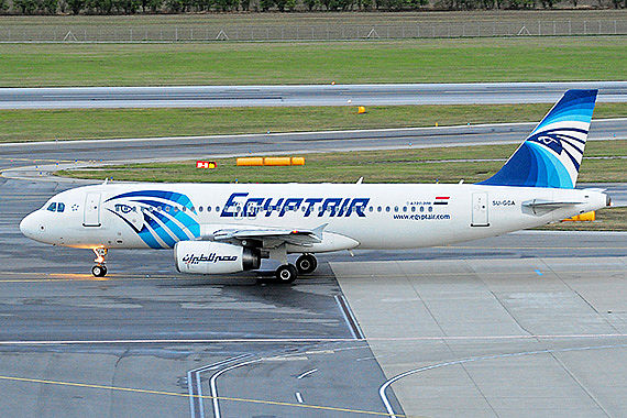 Egyptair Airbus A320 SU-GCA Foto PA Austrian Wings Media Crew