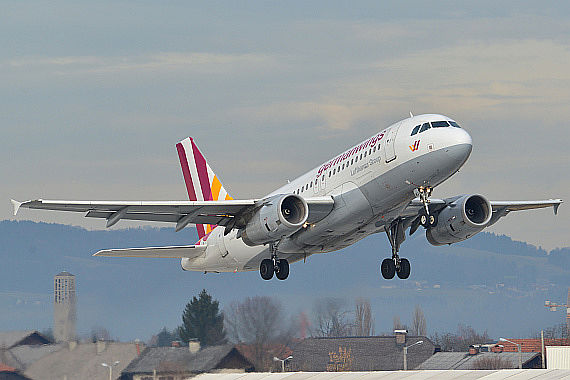 Germanwings Airbus A319 D-AGWJ Start PA Austrian Wings Media Crew