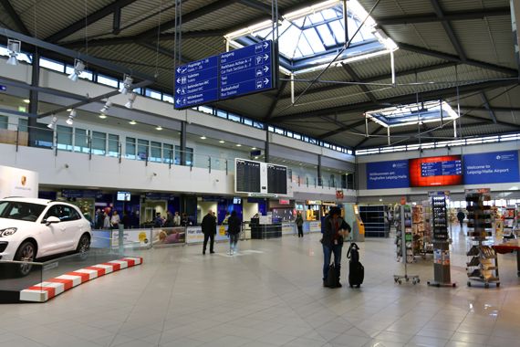 Terminal Flughafen Leipzig - Foto: Christian Zeilinger