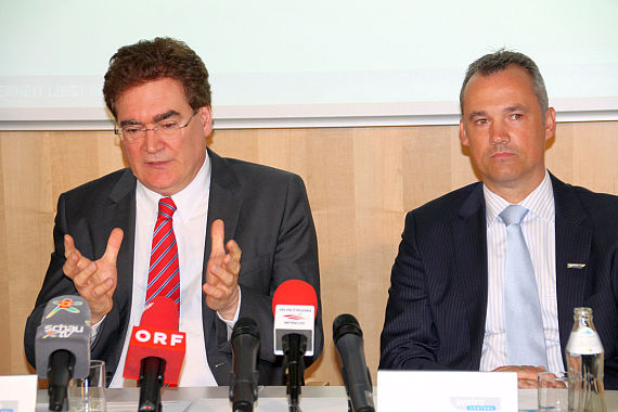 AustroControl Vorstand: CEO Dr. Heinz Sommerbauer und COO Thomas Hoffmann, MSc. - Foto: Austrian Wings Media Crew