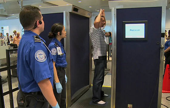 Ganzkörperscanner - Foto: TSA (Screenshot Informationsvideo)