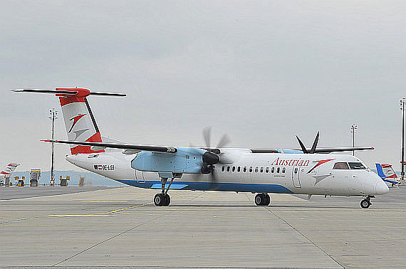 Rauch an Bord einer AUA Bombardier Q400 (OE-LGB), Originalaufnahme eines betroffenen Passagiers